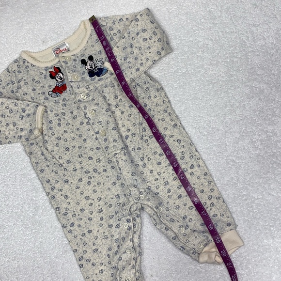 Vintage Disney store Mickey Minnie floral romper jump suit 6m - Picture 3 of 6